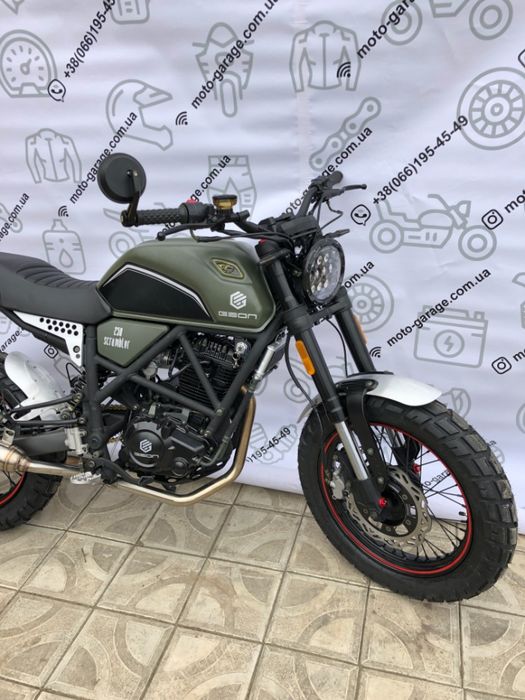 Geon Scrambler 2024 на Moto-Garage. Масло и доставка в подарунок