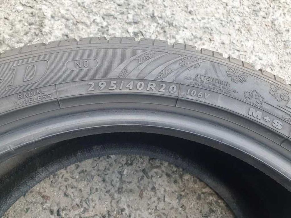 295/40 R20 106V Dunlop SpWinterSport4D зима 2 штуки шини бу