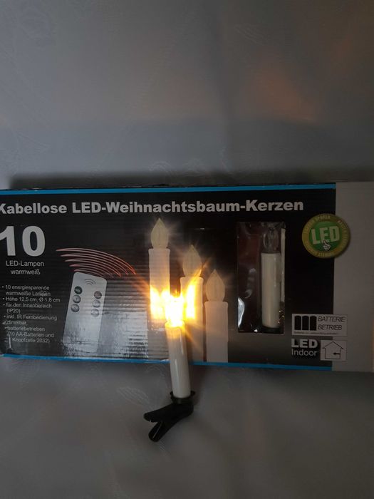 Lampki bezprzewodowe choinkowe Led
