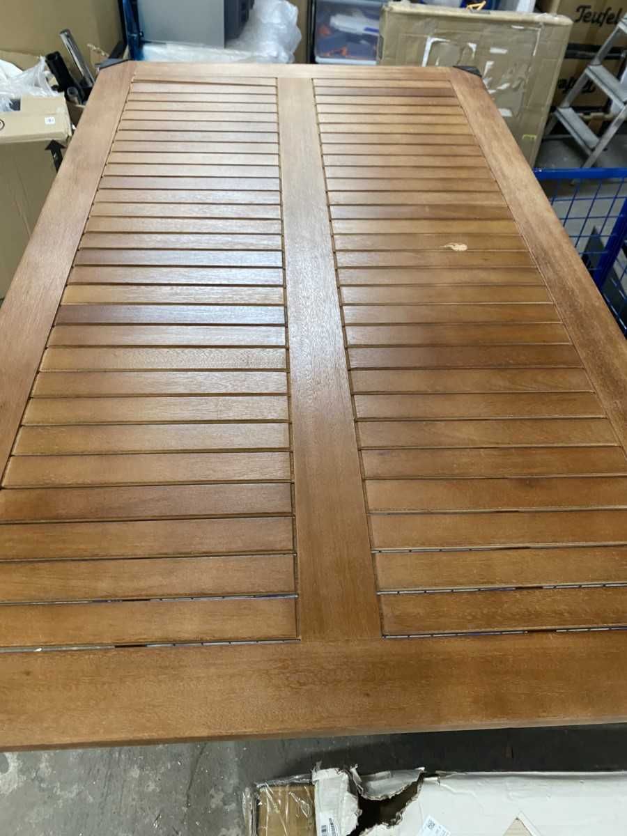 Stół ogrodowy drewno prostokątny 150 x 1 x 90 cm
