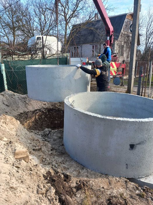 Канализации.Септики. копка траншей.Чистка криниці.Барышевка