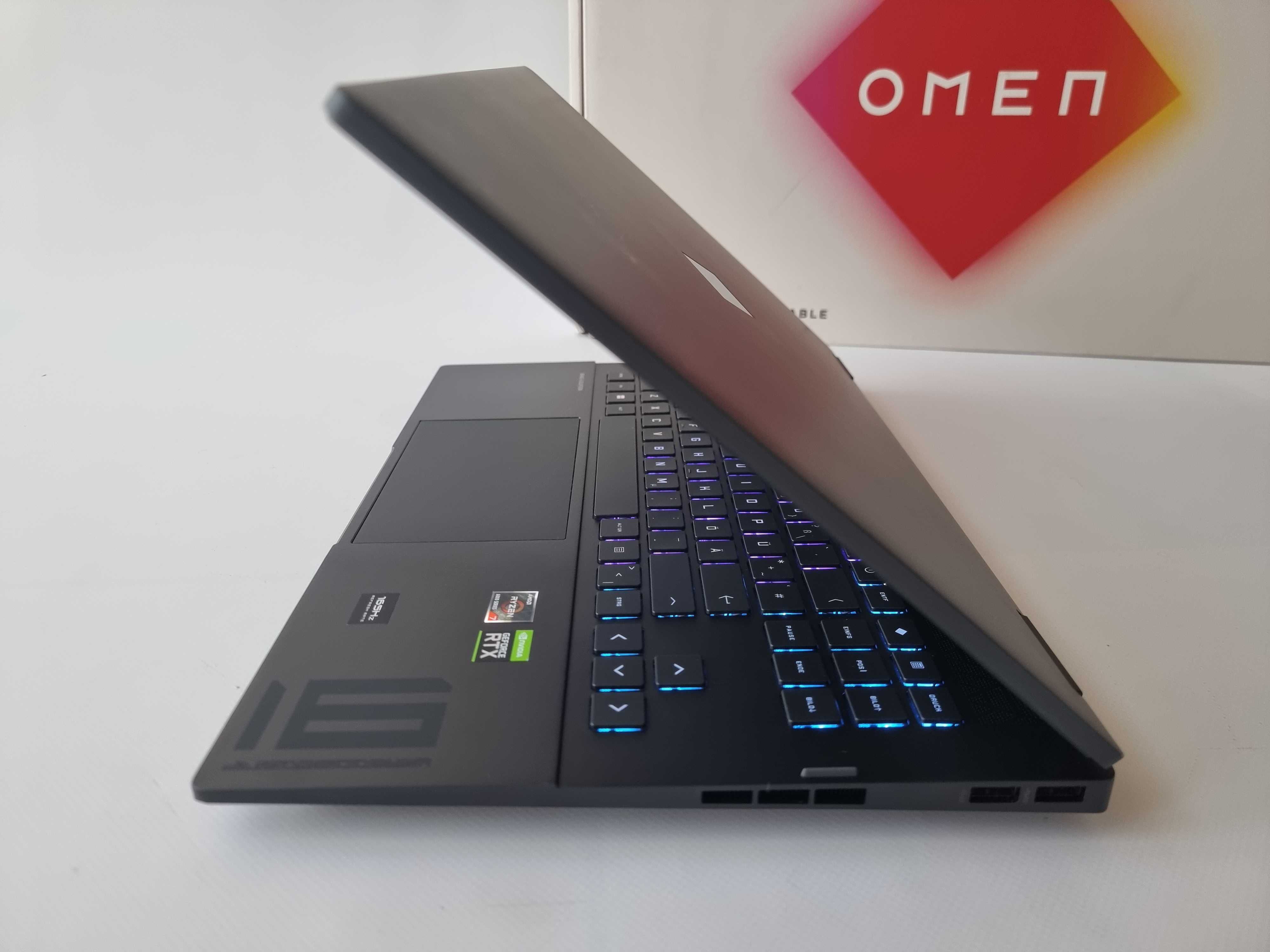 HP OMEN 16 R7 6800H/RTX 3070 TI/RAM 16GB/SSD 512GB/QHD 165Hz