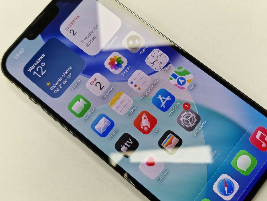 Iphone 13 PRO MAX 256GB/ Green/ Zielony/ Bat 85%/ Grade A + ładowarka