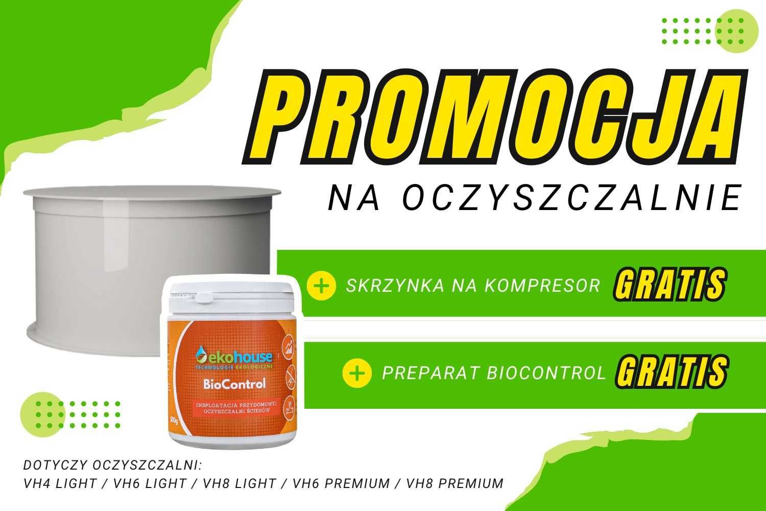Przydomowa biologiczna oczyszczalnia 4-10 osób