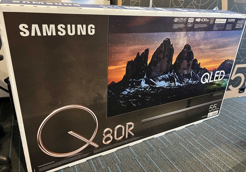 Samsung QLED 55" QE55Q80RAT - Nowy, Nieużywany, Oryg. Zapakowany