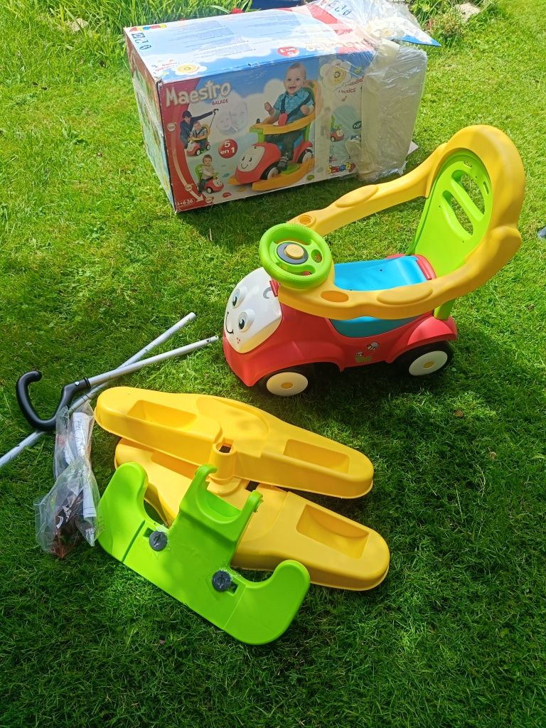 Smoby jak nowy maestro auto chodzik jeździk
