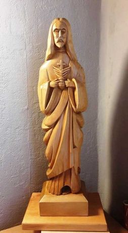 Figurka Jezusa, drewno lipowe  36 x 15