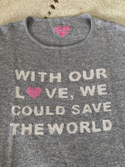 Niespotykany sweter ROSA 100% kaszmir edycja na cześć Jane Goodall