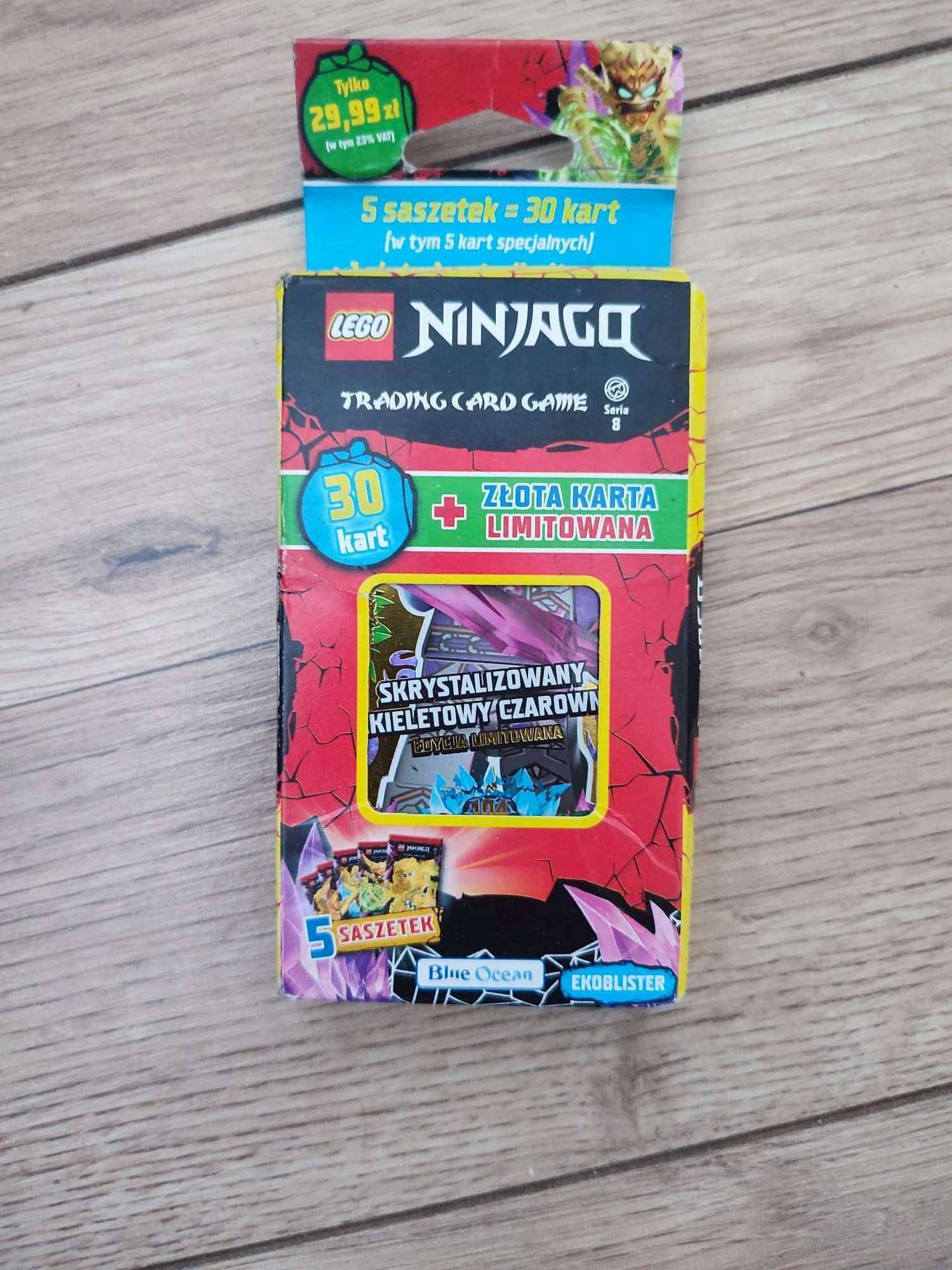 Lego Ninjago 8 Crystalized blister z kartami 5 saszetek 1 limited