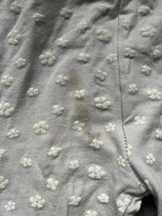 Liliowe legginsy niemowlęce Pepco r.86