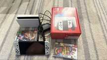 Zestaw Nintendo Oled + gry