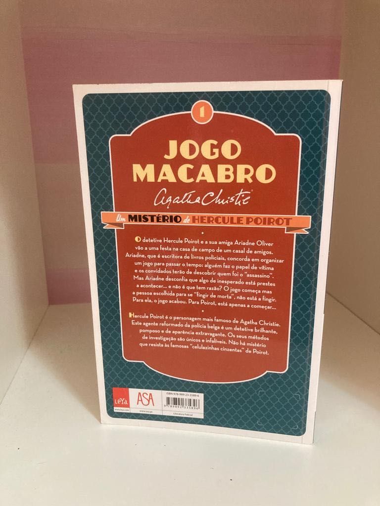 Livro: “Jogo macabro- um misterio de Hercule Poirot “ Agatha Christie