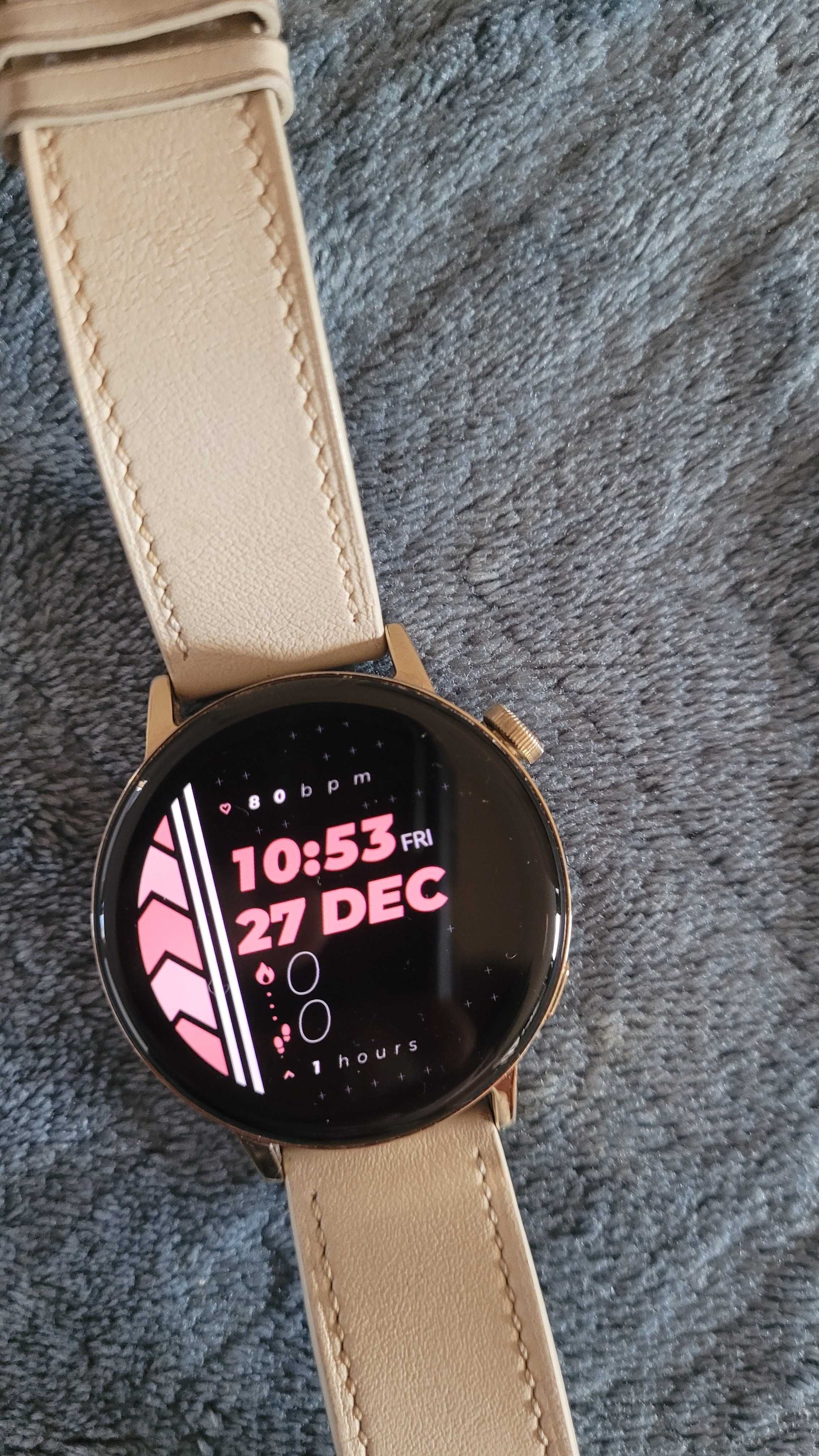 Smartwatch HUAWEI Watch GT 3 42 mm Active Biały plus dodatki