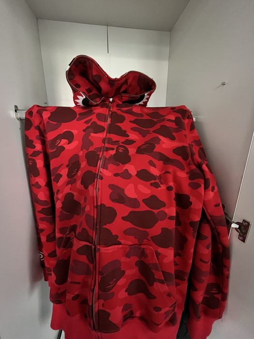 Bluza Bape Shark Red