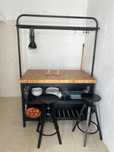 Mesa de cozinha(Ilha) com 4 bancos