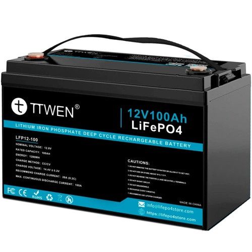 Аккумулятор TTWEN LiFePO4 12V/100A для ДБЖ