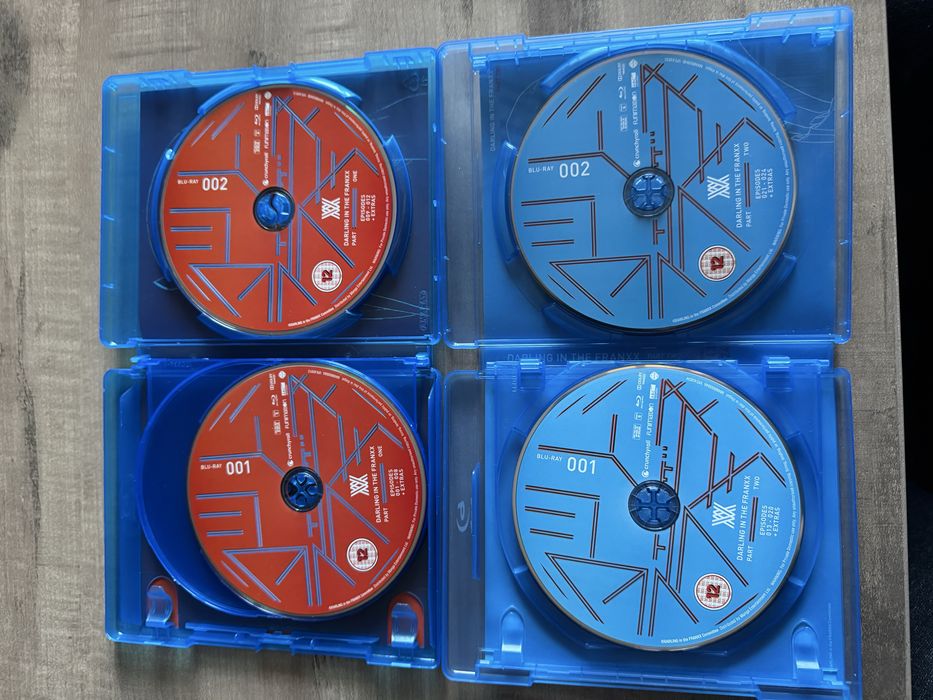 Darling in the Franxx Bluray Anime 4 płyty