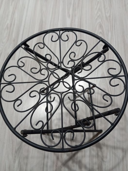 Stołek vintage ażurowy