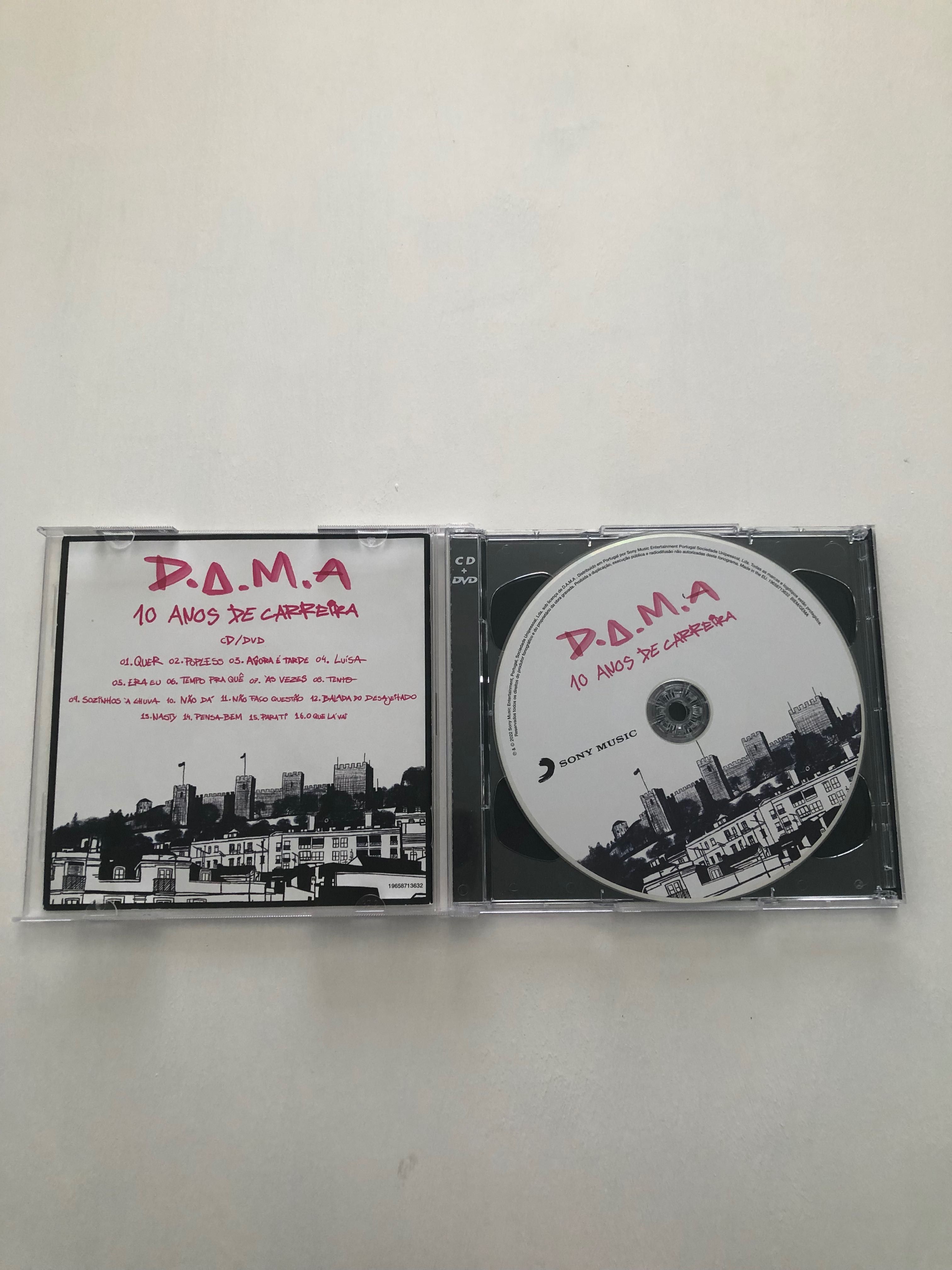 CD/DVD D.A.M.A 10 anos de carreira NOVO