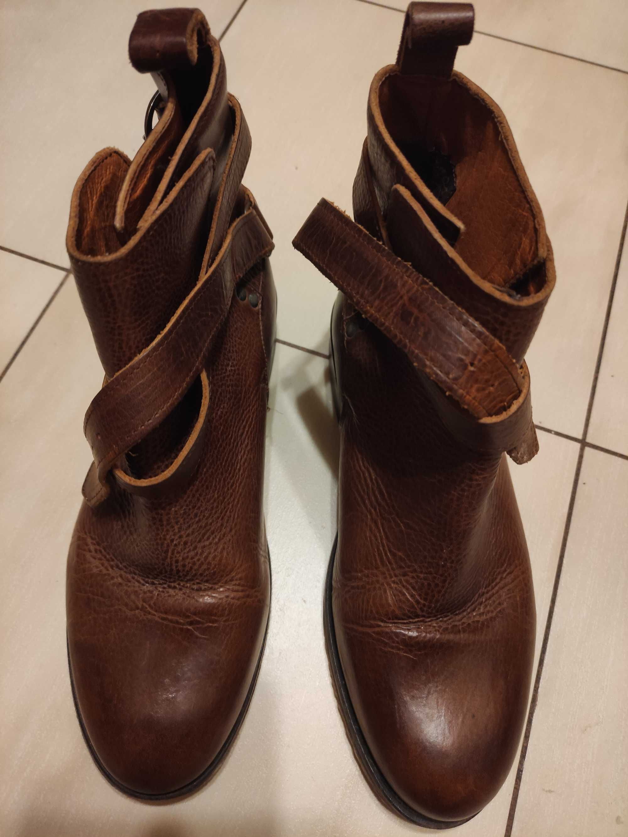 buty Marlboro jak nowe skóra