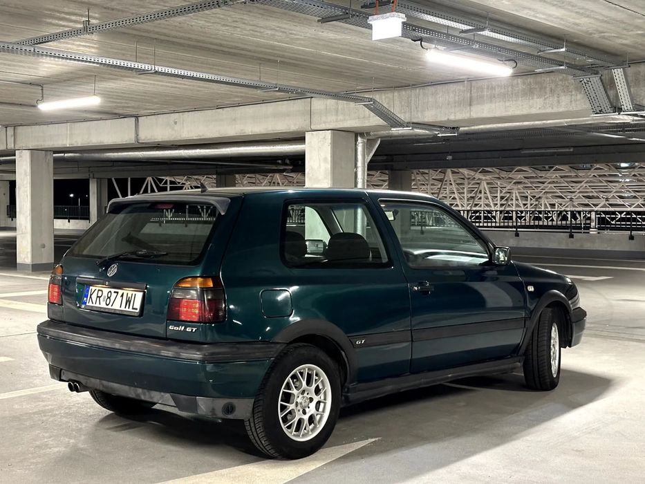 Volkswagen Golf VW Golf MK3 GT 1.6 100KM LPG nowa butla Klima Elektryczny Szyberdach