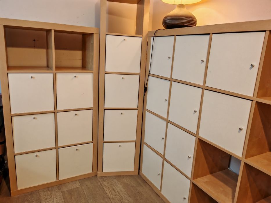 Zestaw IKEA Kallax, Szafka, regał, komoda, witryna ( BEZ SŁUPKA)