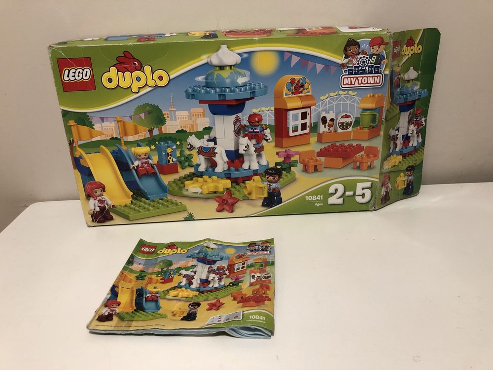 Lego Duplo Wesole Miasteczko kompletne z pudelkiem instrukcja 10841