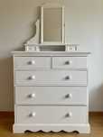 Comoda pinho lacada de branco