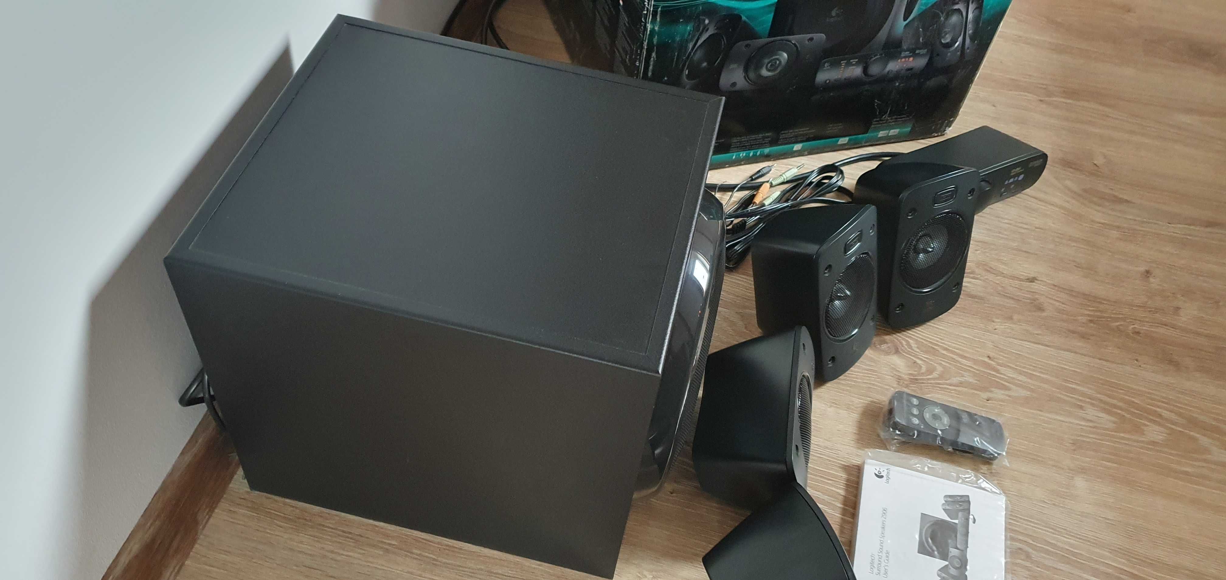 Nowe Głośniki Logitech 5.1 Z906 THX Surround DTS Gwarancja 2 lata