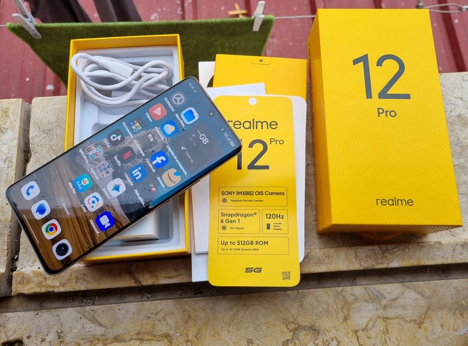 Realme 12 pro como novo 512Gb/12Gb+4