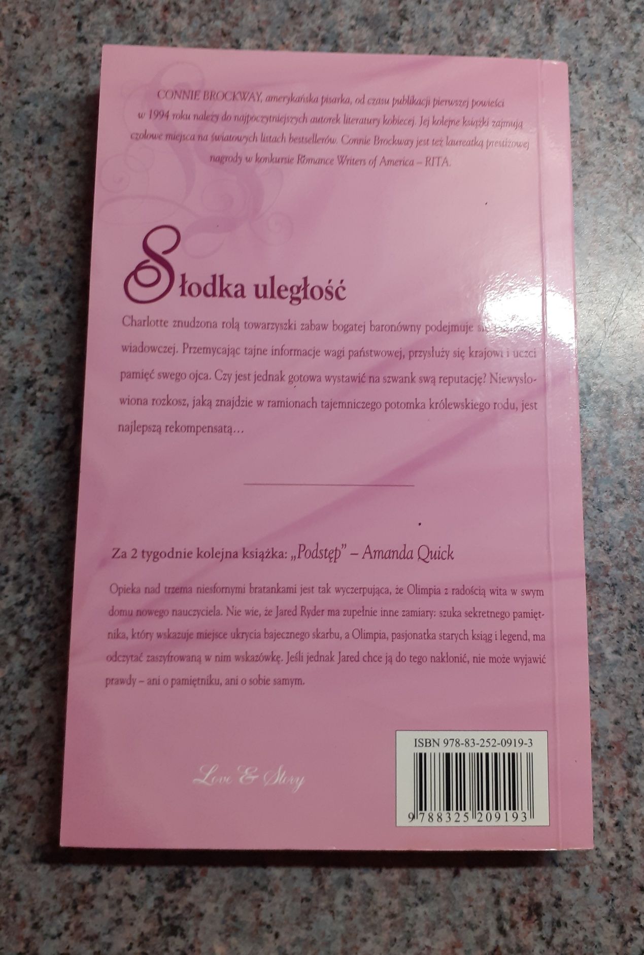Connie Brockway - Słodka uległość JAK NOWA (seria Romans historyczny)
