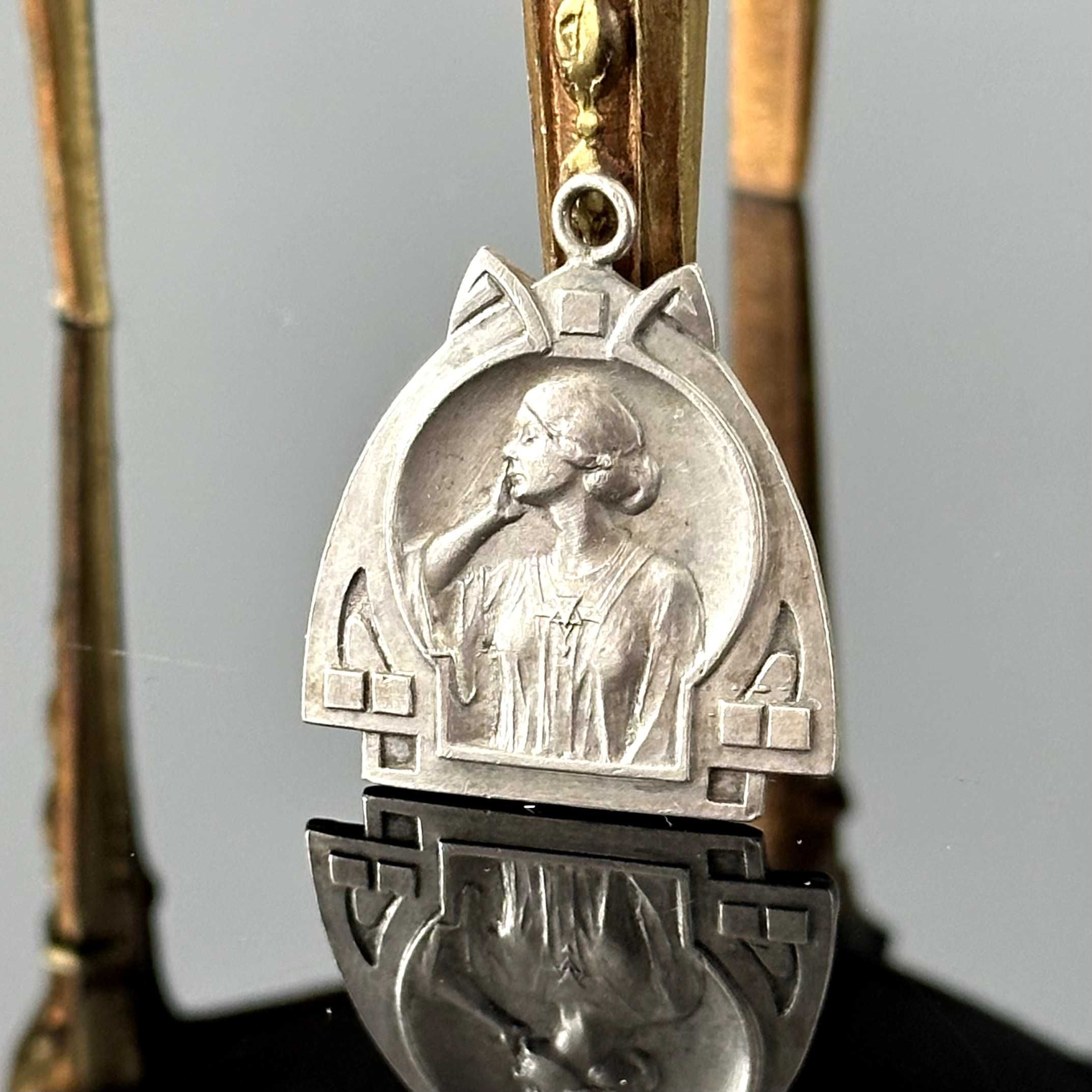 Oryginalna secesja wiedeńska Alfons Mucha z 1900 roku - próba 800
