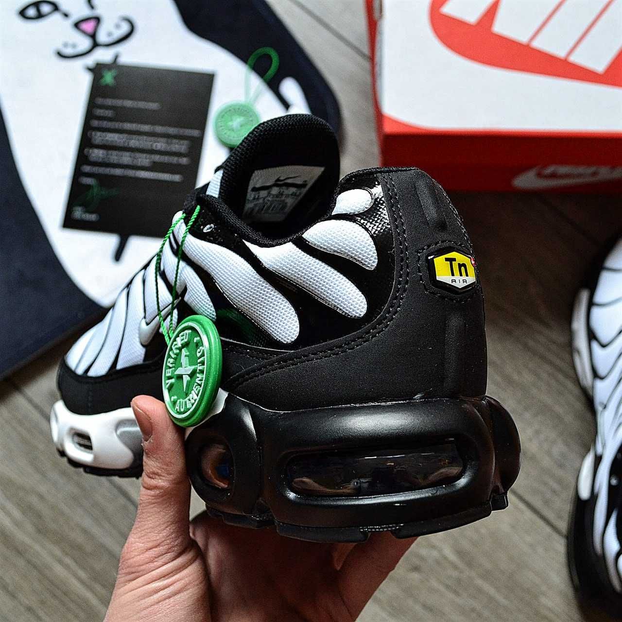 !В НАЯВНОСТІ! Nike Air Max Plus TN White/Black 39 40 41 42 43 44 45 46