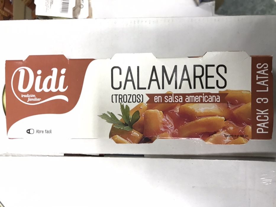 Тунець Тунец Кальмари Мідії морепродукти Didi