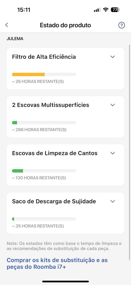 Aspirador robot IRobot Roomba i7