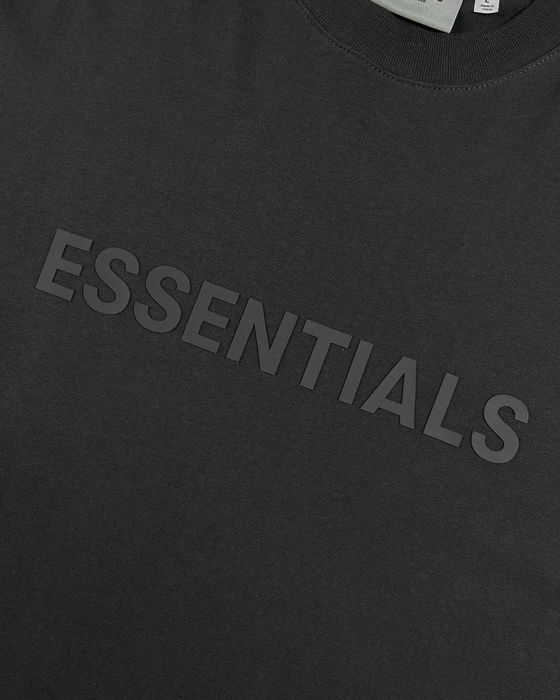 Лонгслів Fear Of God Essentials Front Logo long sleeve Black