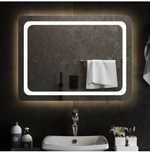 Lustro łazienkowe z led 80x60 cm