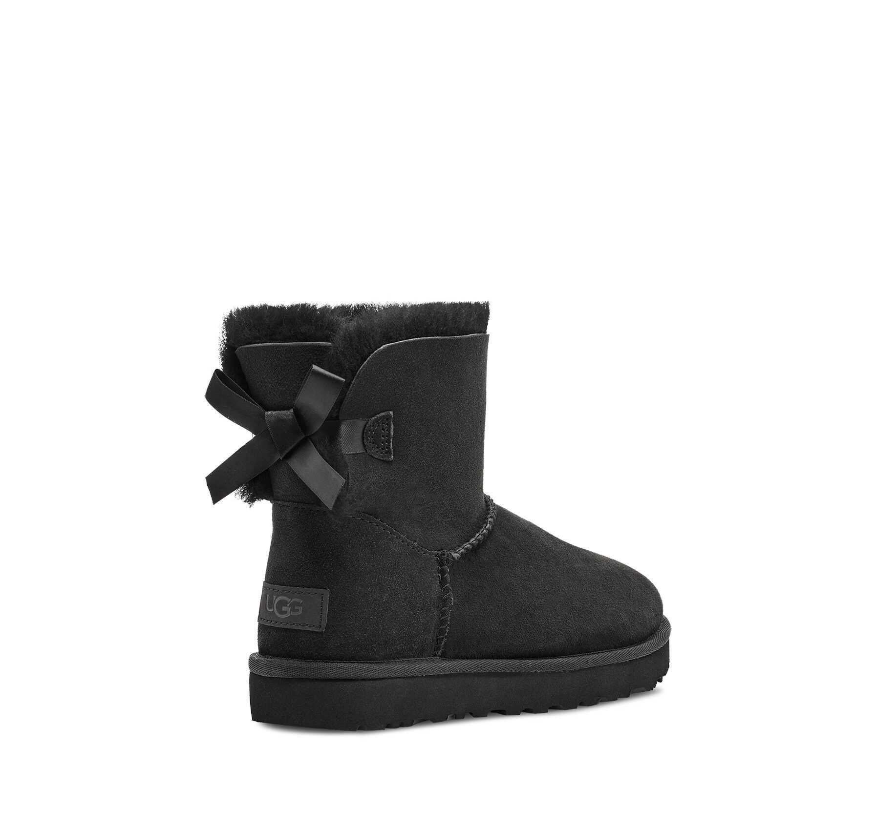 UGG Mini Bailey Bow жіночі угги міні з бантиком / Женские угги мини