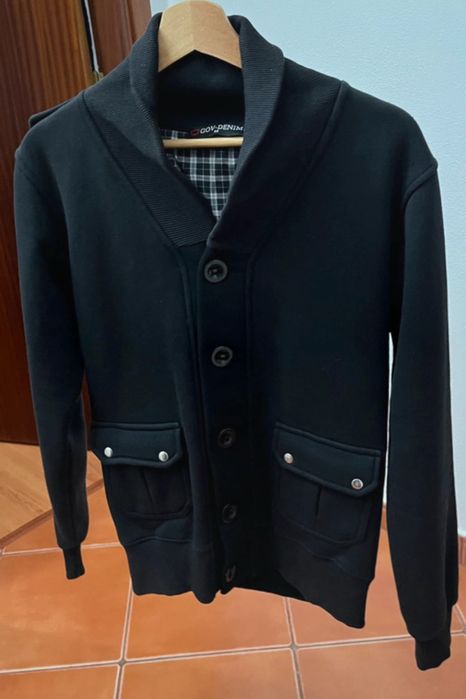 Casaco malha homem