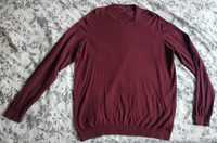 Sweter męski bordowy - rozmiar XL