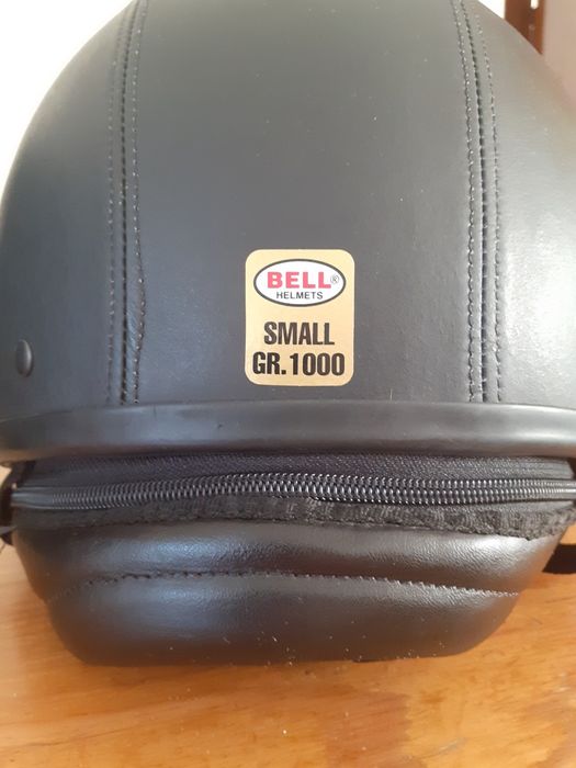 Kask bell helmets obszyty skóra