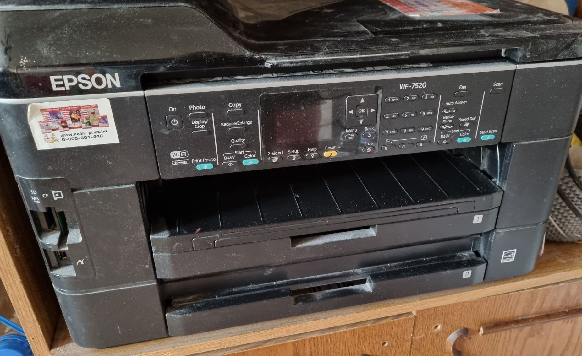 Рабочая лошадка для бизнеса, A3+  МФУ Epson WorkForce Pro 7520DTW