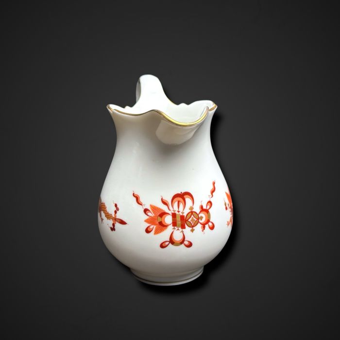 Mlecznik dzbanek Miśnia meissen z motywem smoka b51/10046