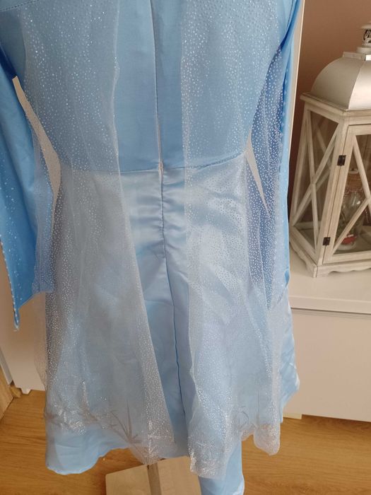 NOWY strój karnawałowy ELZA ELSA Kraina Lodu Frozen II 116/122 (8)