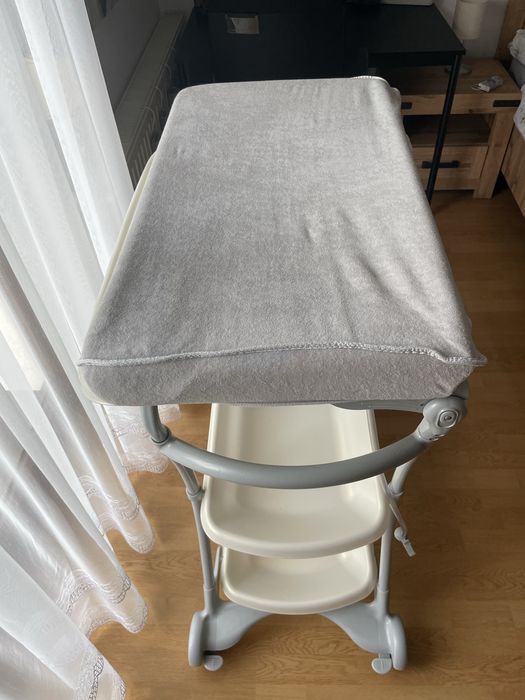 Przewijak wanienka 2w1 wolnostojacy z półkami