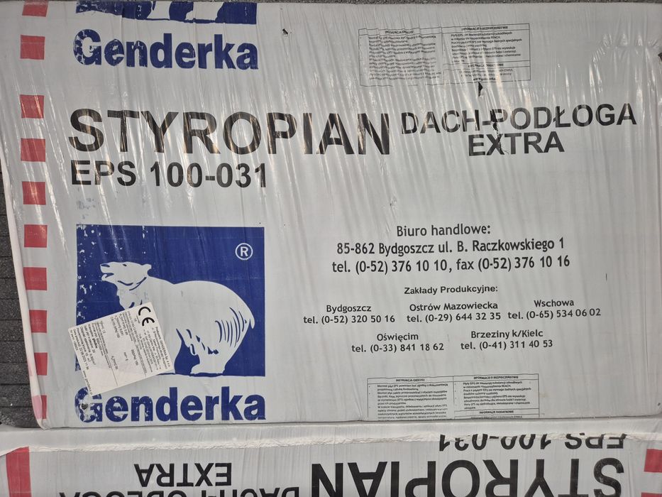 Styropian dach/podłoga EPS 150 0,31