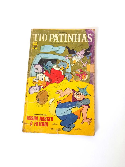 Livro BD Antiga Disney Anos 70 Tio Patinhas Ano XV Maio Número 154