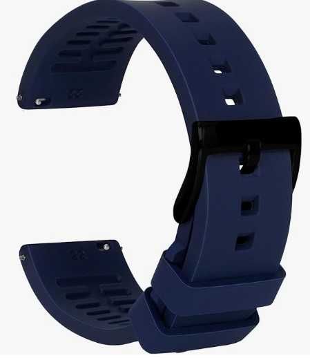 Silikonowy pasek do zegarków, szerokość 24mm, kolor granatowy TStrap