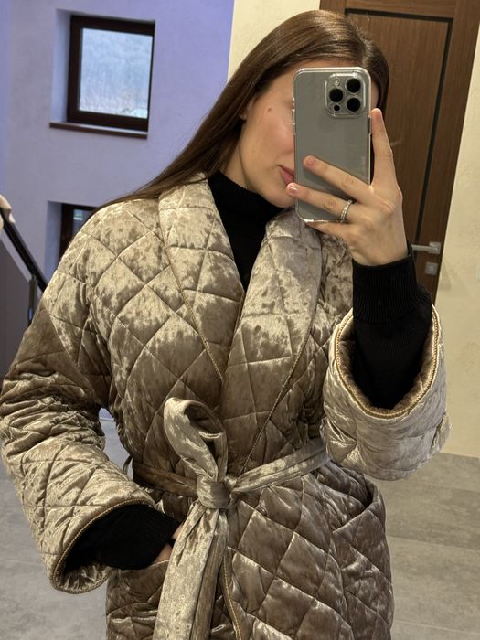 Пальто стьобане жіноче