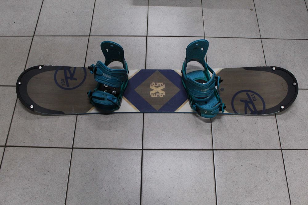 Deska Snowboard ROSSIGNOL EXP 130 cm + Wiązania Raiden